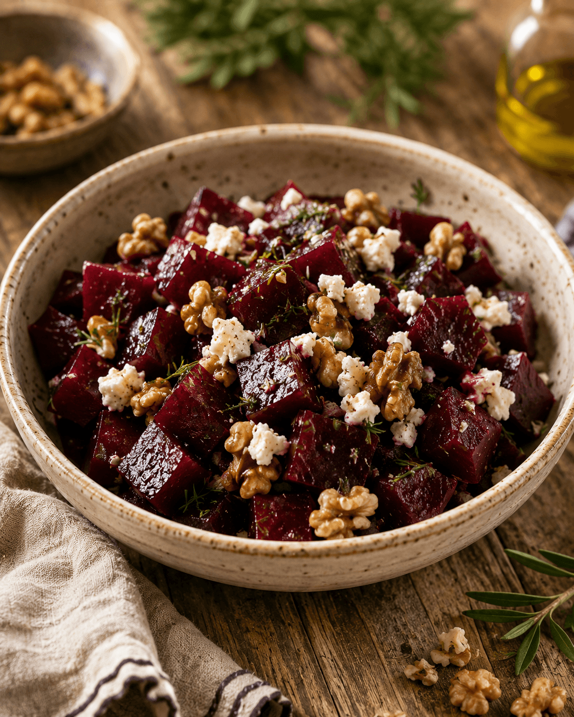 Beetroot Walnut Salad