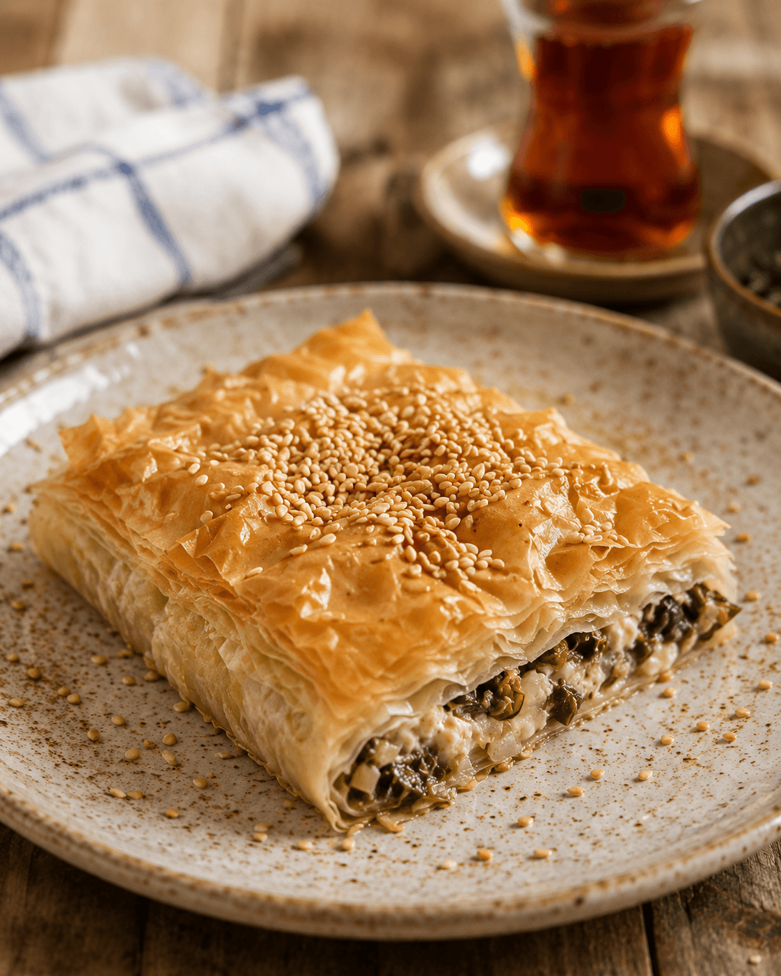 Bougatsa with Savory Filling