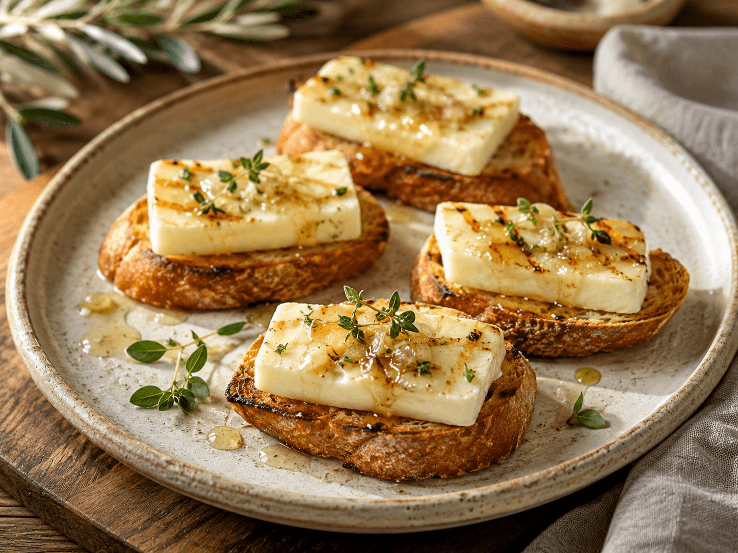 Ladotyri Crostini