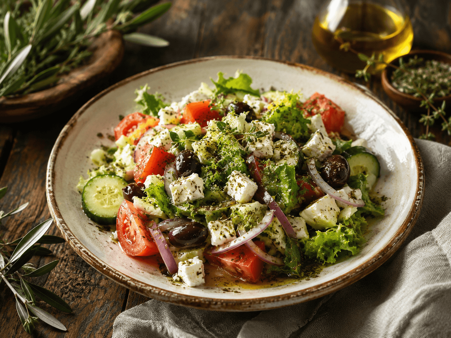 Lesvos Olive Grove Salad