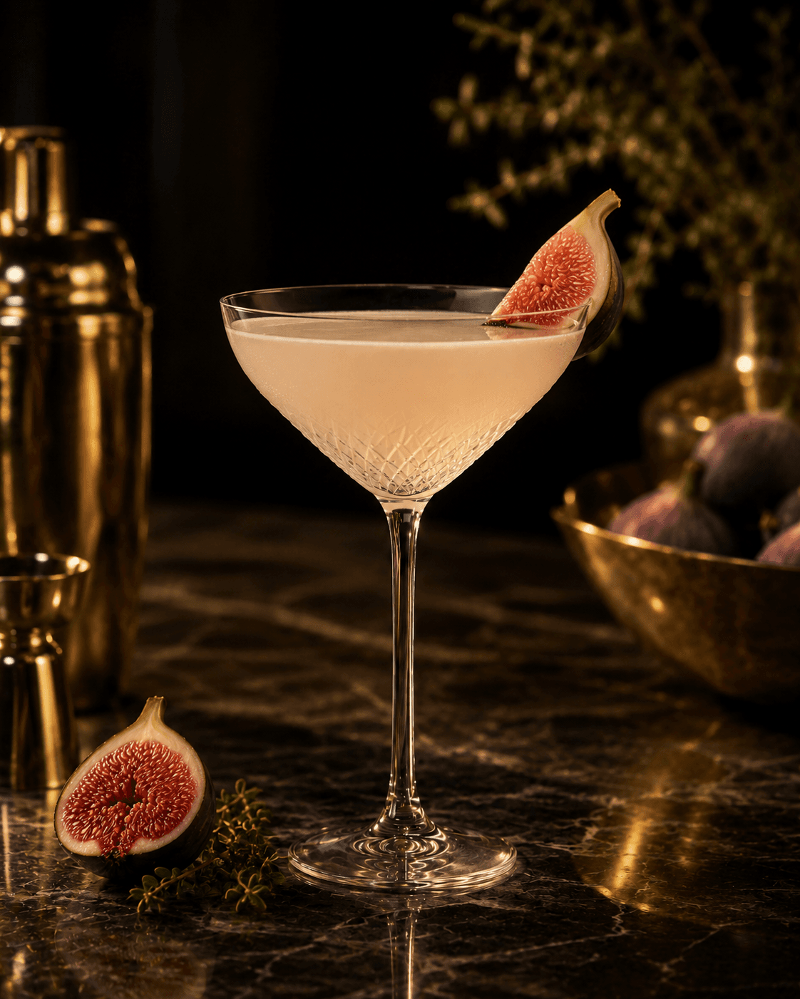 Fig & Apple Martini