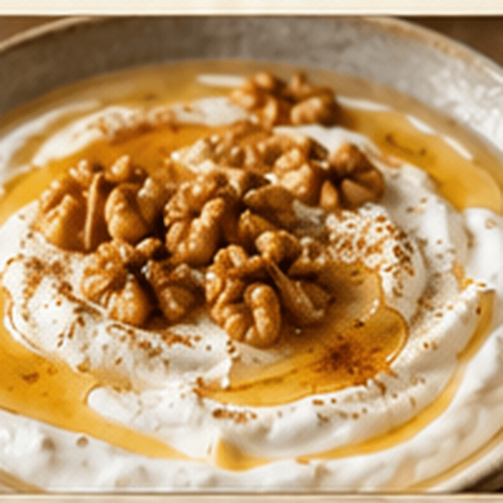 Greek Yogurt Honey Bowl