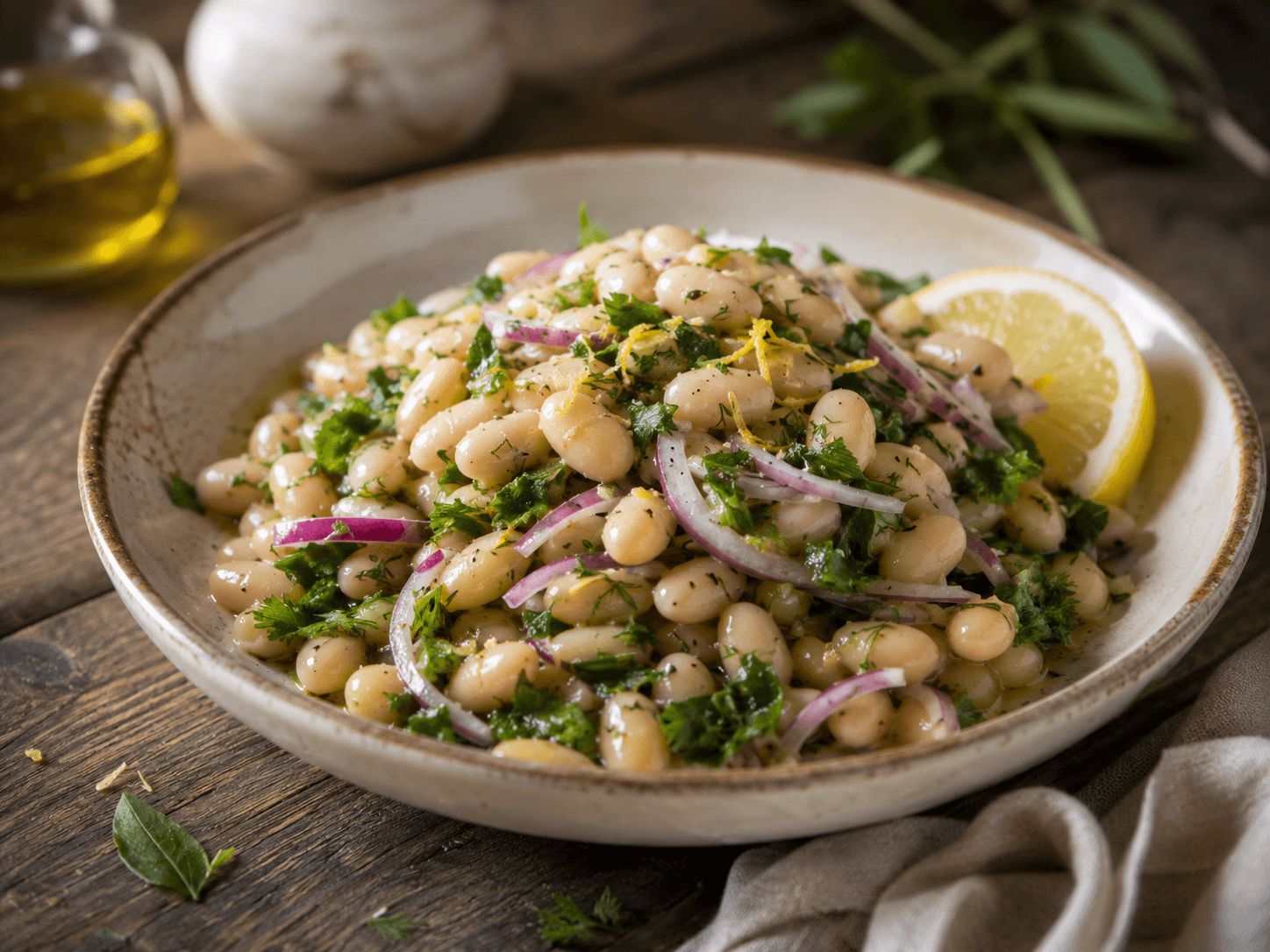 White Bean & Herb Salad
