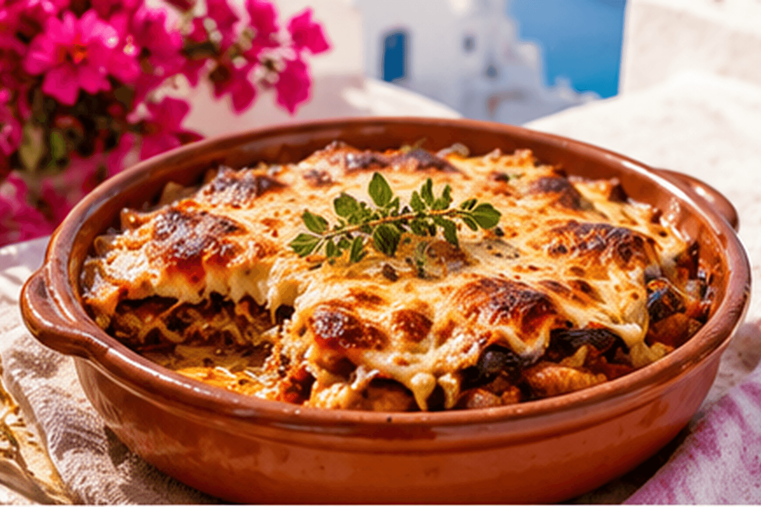 White Eggplant Moussaka