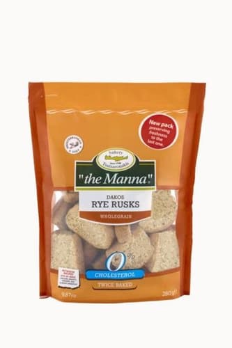 The Manna Rye/Whole Wheat Rusks 280g
