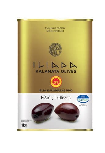 ILIADA Kalamata Olives 870g Tin