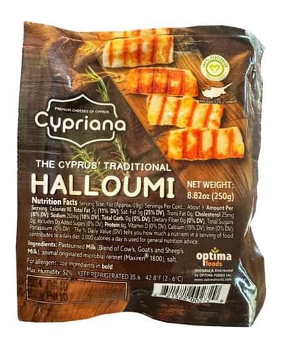 Cypriana Halloumi Traditional 8.82oz