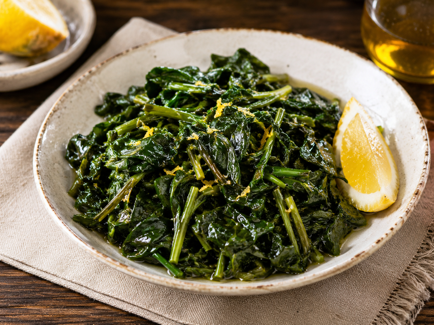 Bitter Greens with Lemon