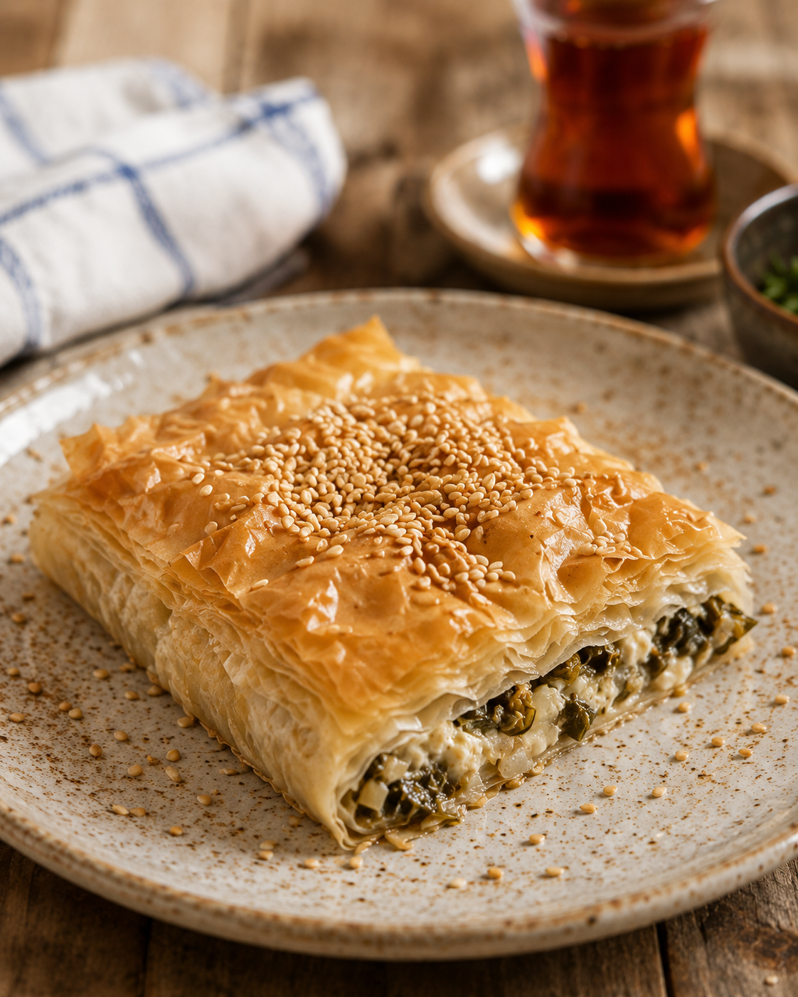 Bougatsa with Savory Filling