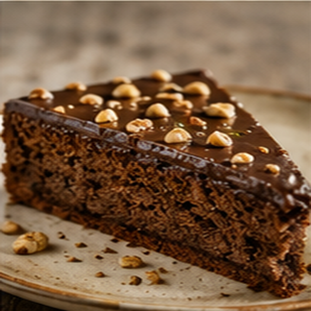 Chocolate Halva Cake