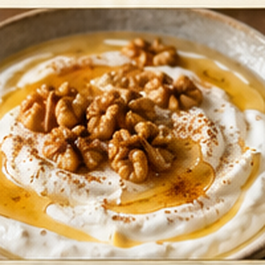 Greek Yogurt Honey Bowl