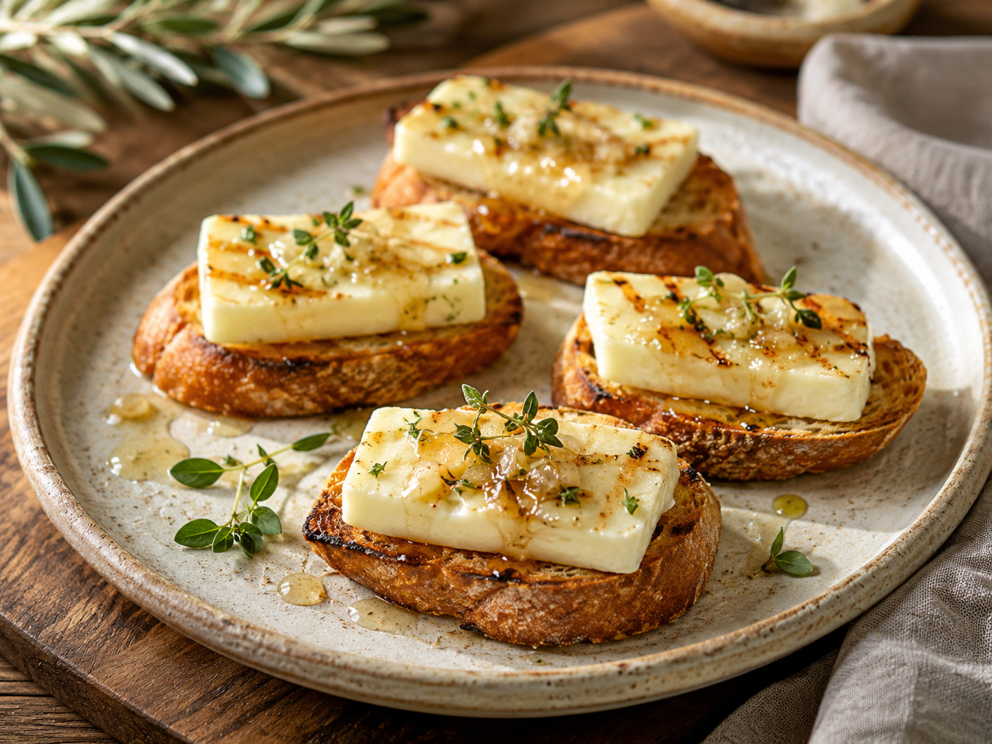 Ladotyri Crostini