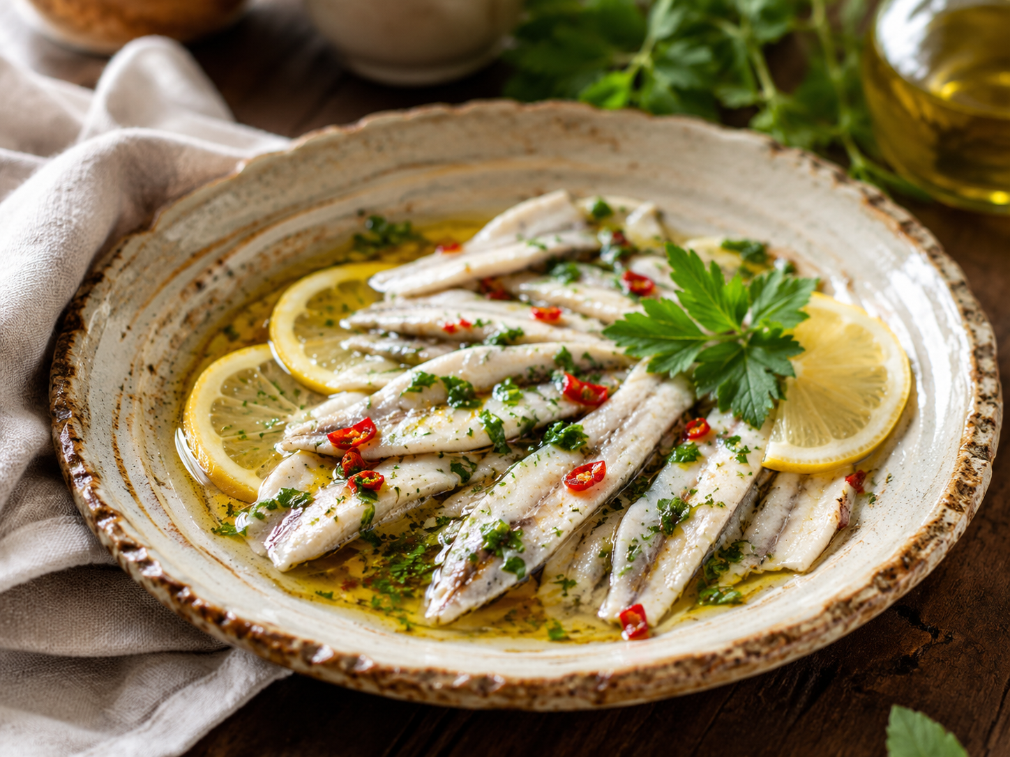 Marinated Anchovies