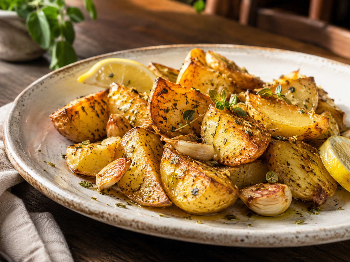 Roasted Garlic Potatoes