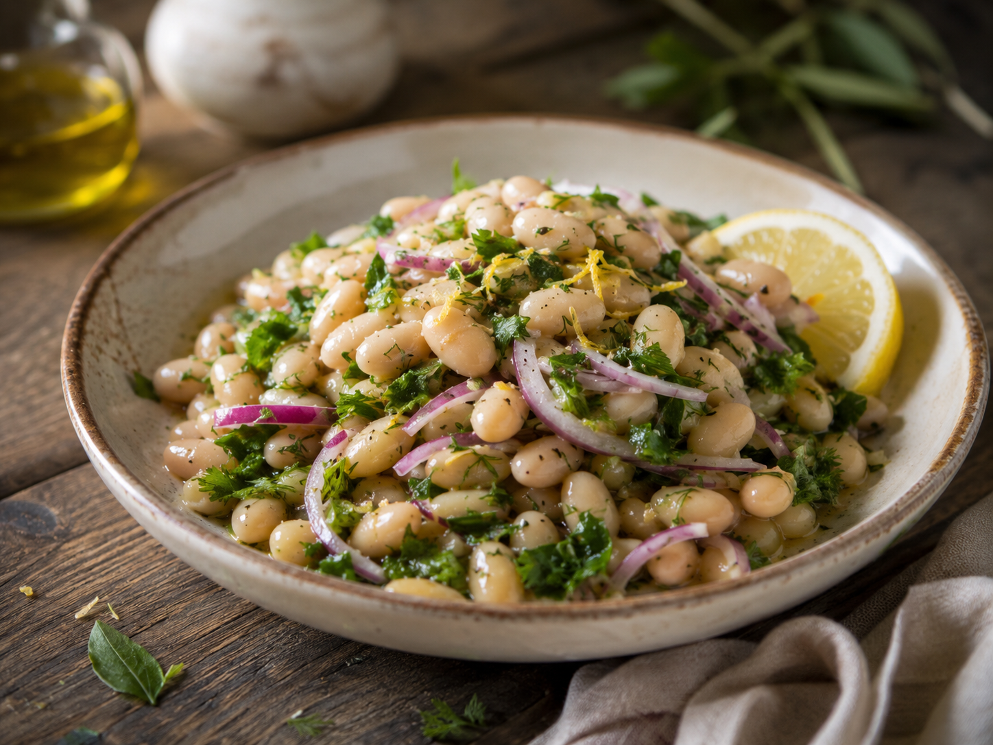White Bean & Herb Salad